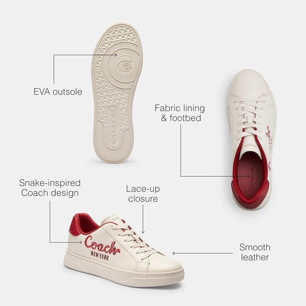 Coach Chalk Multi High Line Sneakers - Picture 5 of 11